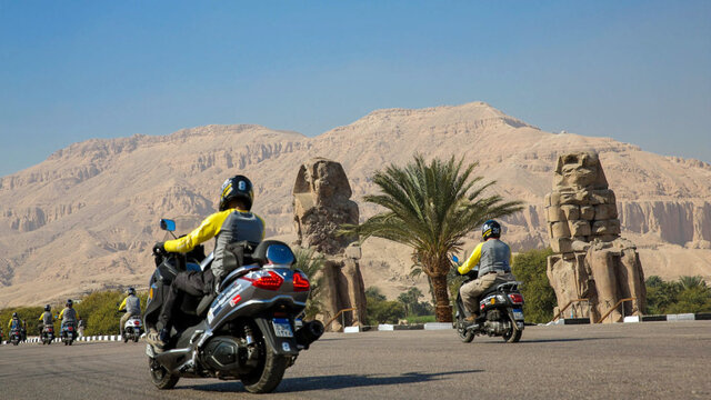 موتورسواری در جوار فرعون‌ها برای تقویت صنعت گردشگری