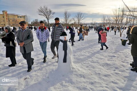 جشنواره یک روز داغ برفی در اردبیل