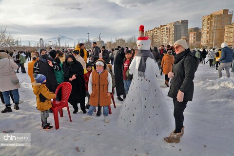 جشنواره یک روز داغ برفی در اردبیل