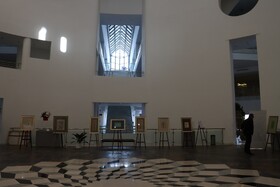 نمایشگاه آثار خوشنویسی دیباچه مهر با آثاری از استاد محمد شهروز در موزه بزرگ خراسان