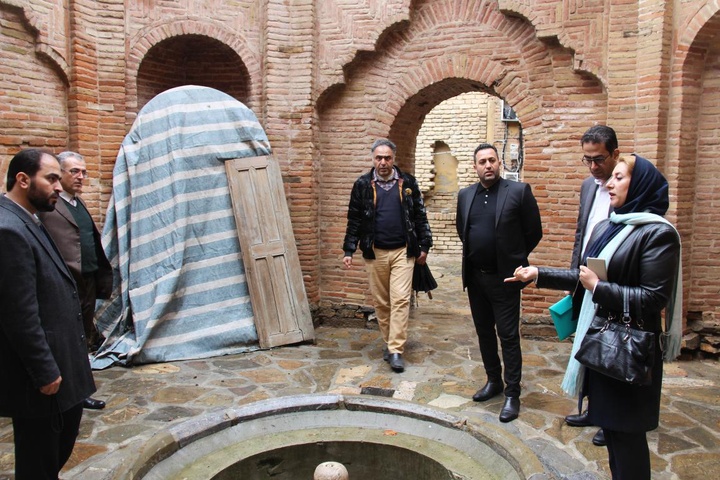 بازدید شهاب طلایی از بناهای تاریخی کردستان