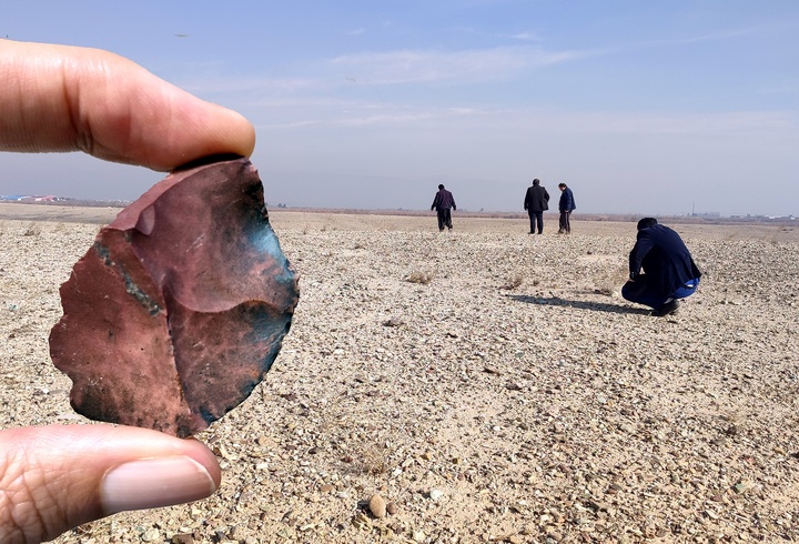 کشف محوطه پارینه سنگی میانه در جنوب پایتخت/ سکونت ۴۰ تا ۸۰ هزار ساله انسان‌ها در تهران