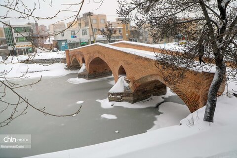 برف و کولاک شدید در اردبیل