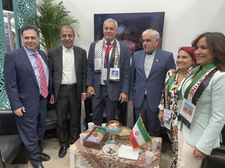 میزبانی پاویون ایران از مقامات کشور ونزوئلا در نمایشگاه فیتور ۲۰۲۴ میزبانی پاویون ایران از مقامات کشور ونزوئلا در نمایشگاه فیتور ۲۰۲۴