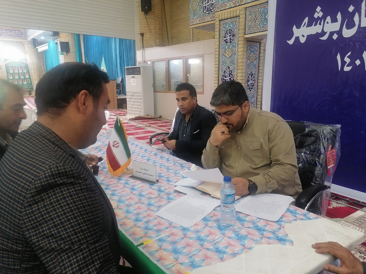 برپایی میز خدمت اداره‌کل میراث‌فرهنگی، گردشگری و صنایع‌دستی استان بوشهر در شهرستان کنگان
