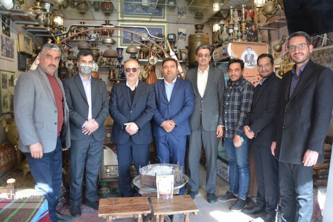 بازدید رئیس هیأت عامل صندوق توسعه ملی کشور از بافت تاریخی یزد