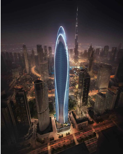 نماد معماری جدید دبی، هتلی از جنس مرسدس بنز