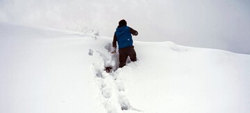 روستای گنجان بیشترین بارش برف در کهگیلویه و بویراحمد را داشت