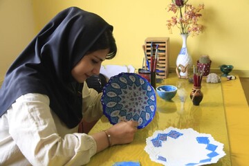 افتتاح کارگاه صنایع‌دستی سرامیک و زیرلعابی در غرب استان گلستان