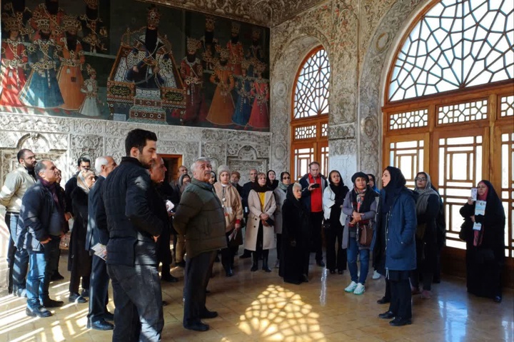 تور بازدید جمعیت همیار کرج، دانشجویان و دانش آموزان از کاخ سلیمانیه