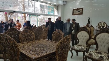 افتتاح فروشگاه صنایع‌دستی در تویسرکان همدان