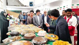 برگزاری نمایشگاه غذا و صنایع‌دستی در نیمروز سیستان و بلوچستان 