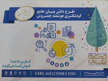 رونمایی از طرح دانش‌بنیان گردشگری هوشمند استان فارس