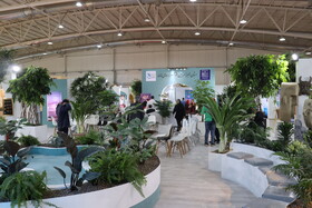 غرفه استان البرز در اولین روز از نمایشگاه بین‌المللی گردشگری و صنایع وابسته