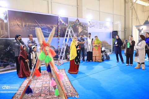 غرفه خوزستان در نخستین روز از هفدهمین نمایشگاه بین‌المللی گردشگری تهران