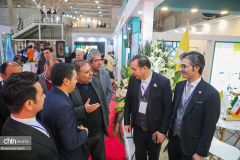 غرفه استان اردبیل در روز دوم نمایشگاه بین‌المللی گردشگری و صنایع وابسته تهران