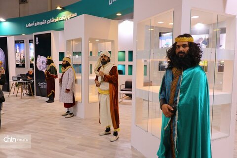 غرفه همدان در سومین روز هفدهمین نمایشگاه بین‌المللی گردشگری تهران و صنایع وابسته