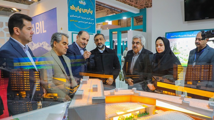 بازدید استاندار اردبیل از هفدهمین نمایشگاه بین‌المللی گردشگری و صنایع وابسته تهران