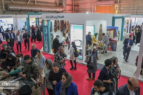غرفه استان اردبیل در سومین روز هفدهمین نمایشگاه گردشگری تهران