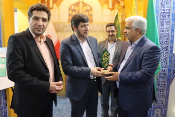 نور رضوی در نمایشگاه گردشگری تهران