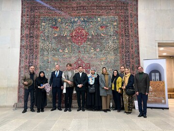 حضور رئیس شورای جهانی صنایع‌دستی در رویداد نوآوری و خلاقیت در طراحی موزه فرش ایران