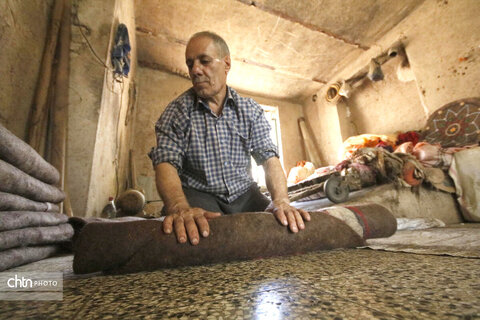 نمدمالی، کهن‌ترین میراث صنایع دستی سمنان