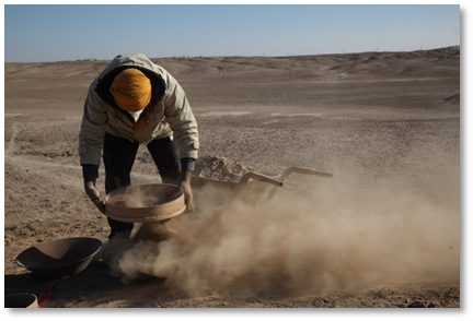 کاوش در کارگاه ۳۰ منطقه موسوم به صنعتی شهرسوخته