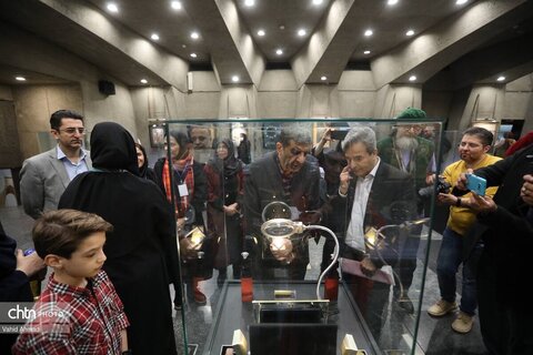 بازدید وزیر میراث‌فرهنگی، گردشگری و صنایع‌دستی از نمایشگاه سرو سیمین۸