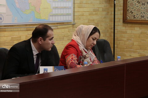 دیدار سفیر تاجیکستان با دکتر دارابی قائم مقام وزیر و معاون میراث‌فرهنگی