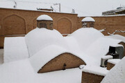 بناهای تاریخی غرب استان اصفهان پس از بارش‌های سنگین برف، آسیبی ندیده‌اند