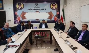 برگزاری جلسه ستاد اجرایی خدمات سفر فراهان مرکزی