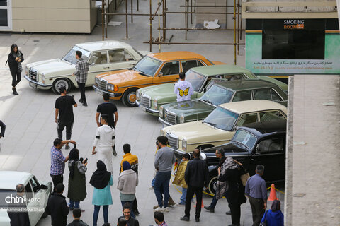 همایش خودروهای کلاسیک در با فدک اصفهان