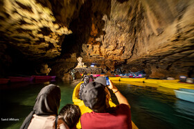 غار علیصدر؛ تنها غار آبی و قابل قایقرانی جهان