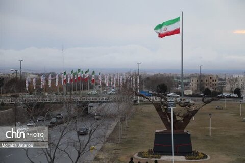 رونمایی المان گله آهو در مسیر دشت سهرین شهر زنجان