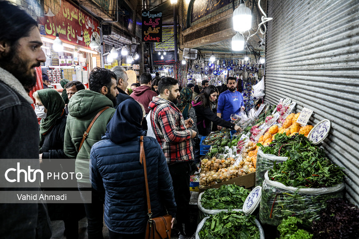 حال و هوای بازار تجریش در آستانه نوروز