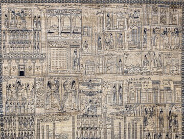 رونمایی از بزرگترین فرش با طرح «تخت‌ جمشید و سنگ‌ نگاره‌های باستانی» از گنجینه موزه فرش ایران