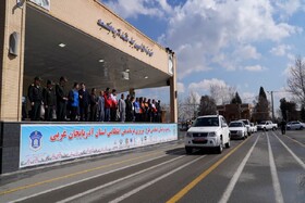 رزمایش ترافیکی و انتظامی طرح نوروزی آذربایجان غربی