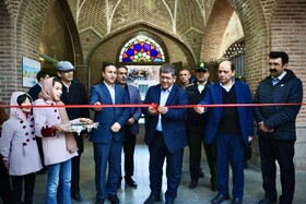 افتتاح نمایشگاه صنایع‌دستی در مسجد کبود تبریز