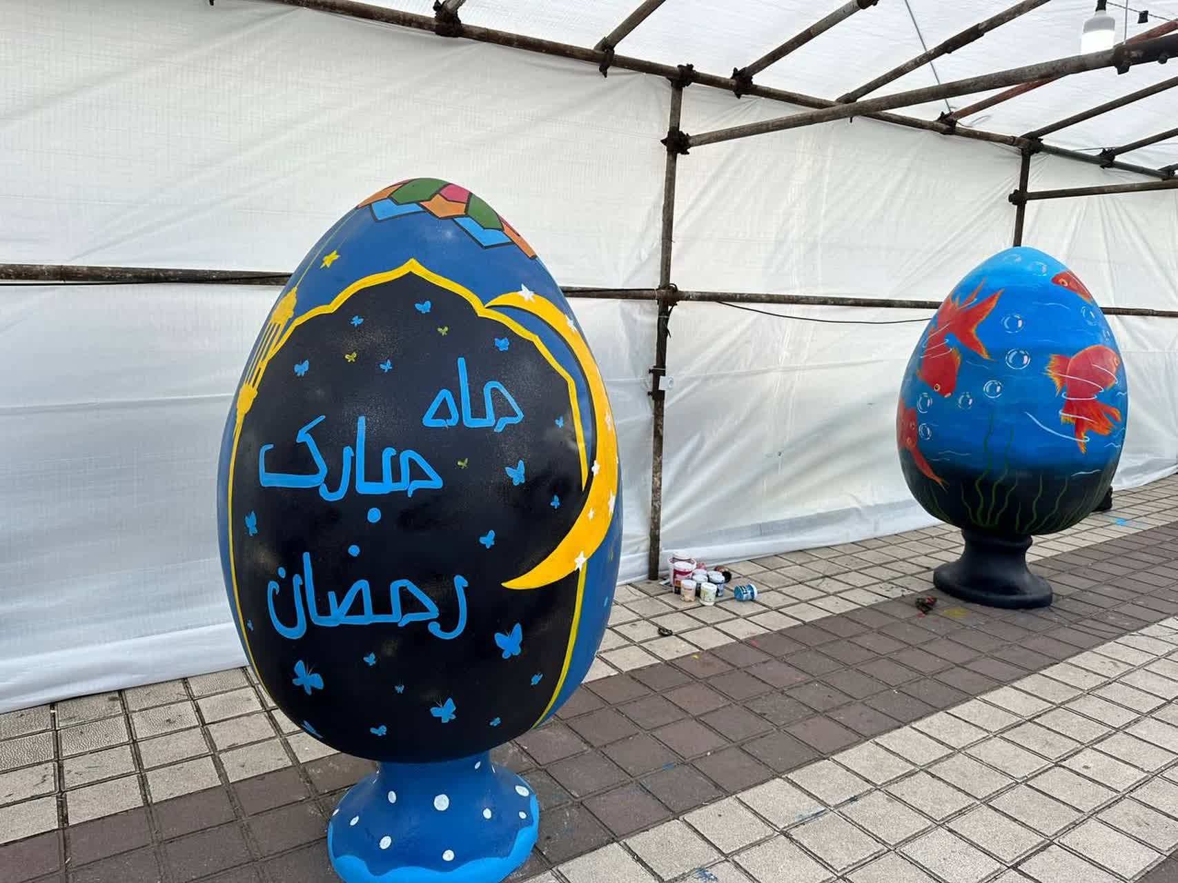 اختتامیه سومین جشنواره تخم‌مرغ‌های رنگی در لاهیجان