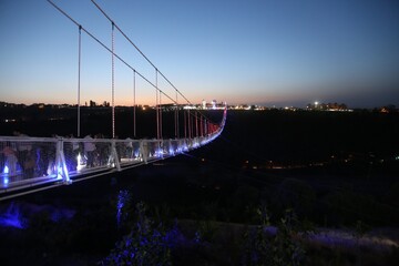 طولانی‌ترین پل معلق خاورمیانه آماده پذیرایی از گردشگران نوروزی