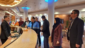 بازدیدهای نظارتی دبیر ستاد اجرایی خدمات سفر زنجان از هتل بزرگ زنجان