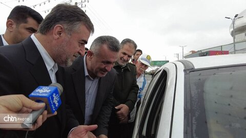استقبال از گردشگران نوروزی با حضور استاندار مازندران