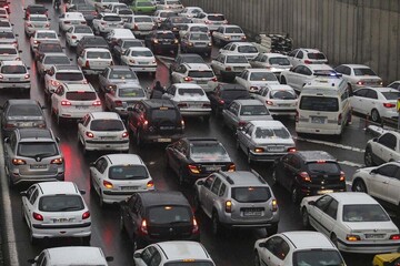 ترافیک سنگین در جاده‌های تهران به سمت شمال کشور