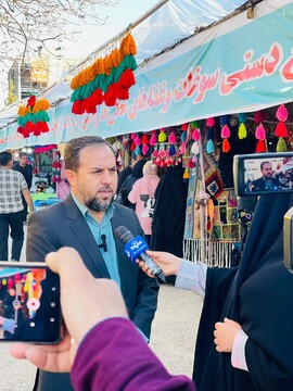 نمایشگاه نوروزی صنایع‌دستی در ورودی مرکز کهگیلویه و بویراحمد افتتاح شد