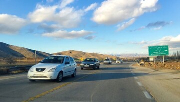 تردد بیش از ۲میلیون و ۲۰۰هزار وسیله نقلیه در محورهای خراسان شمالی