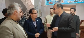 بازدید دبیر ستاد اجرایی خدمات سفر زنجان از ستاد اسکان فرهنگیان