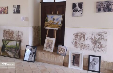 نمایشگاه نقاشی در قلعه تاریخی دزک گشایش یافت