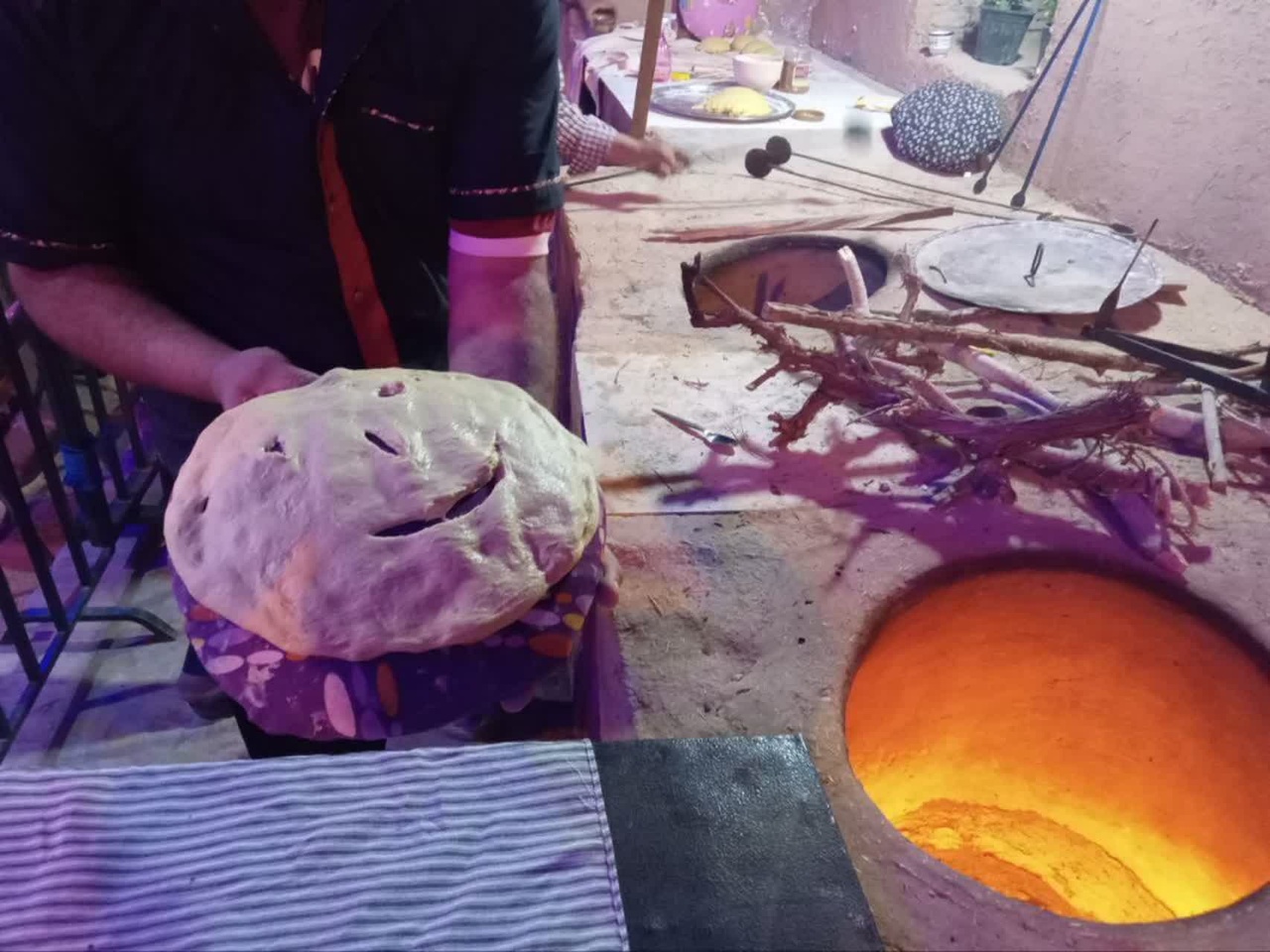 برگزاری اولین جشنواره لتیر نان سنتی مجومرد