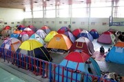 اسکان گردشگران جزیره قشم در ۱۵ سالن سرپوشیده/ نصب چادر مسافرتی در شرایط بحران ممنوع