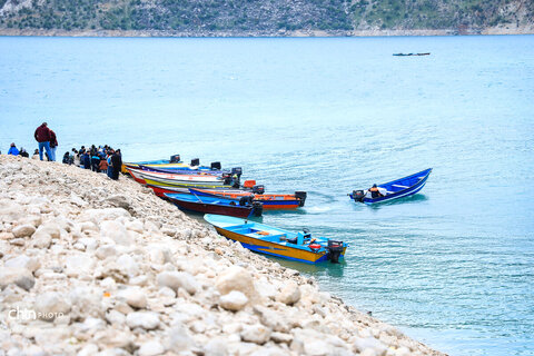 حال و هوای گردشگران نوروزی در اسکله رکعت دزپارت